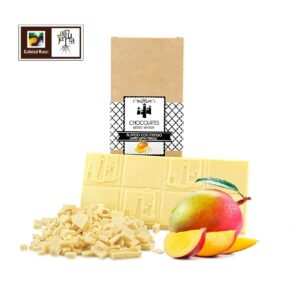 Chocolate blanco con mango
